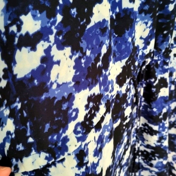 Ralph Lauren Bell Sleeve Flowered Shirt Dress Size 16 - Picture 8 of 13